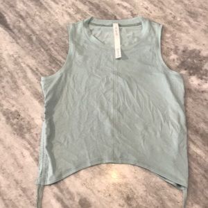 NWOT Lululemon sage green adjustable crop top